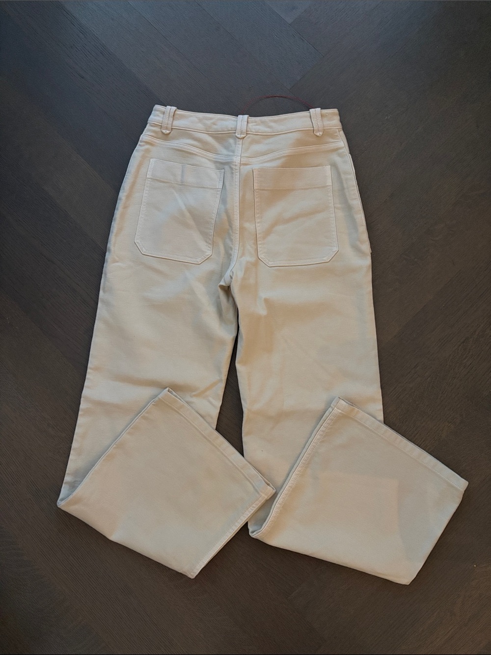 FAHERTY women’s khaki jeans size 27 - Picture 2 of 3